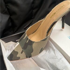 Fashion Nova Women's Camouflage Heels